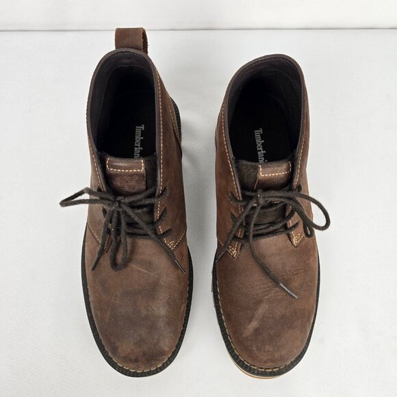 Timberland Ortholite Grantly Waterproof Chukka Boots Brown leather Mens Size 7 - Picture 4 of 9